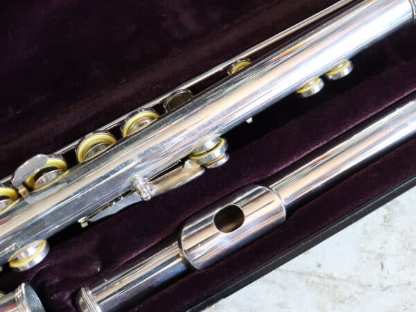 【中古・現状渡し】YAMAHA YFL-311Ⅱ SILVER HEAD 925刻印 フルート - 画像 (5)