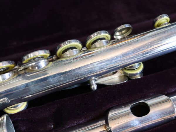 【中古・現状渡し】YAMAHA YFL-311Ⅱ SILVER HEAD 925刻印 フルート - 画像 (6)