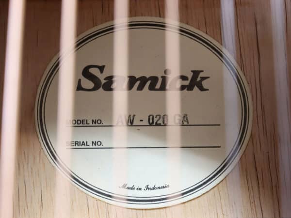 【中古】Samick AW-020 GA アコースティックギター - 画像 (7)
