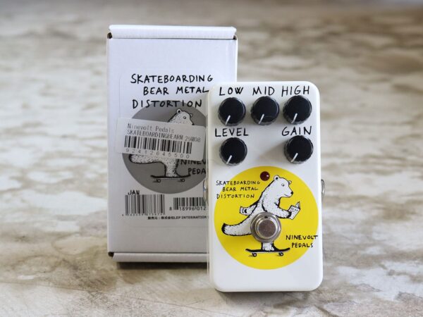 【中古】Ninevolt Pedals SKATEBOARDING BEAR METAL Distortion ディストーション
