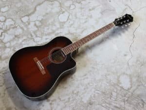 【中古】Epiphone AJ-220sce Mahogany Burst エレアコ