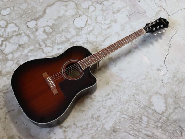 【中古】Epiphone AJ-220sce Mahogany Burst エレアコ