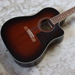Alternative view of 【中古】Epiphone AJ-220sce Mahogany Burst エレアコ