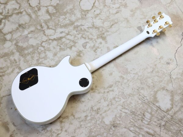 【中古・美品】Epiphone Inspired by Gibson Custom Les Paul Custom Alpine White 2024年製 - 画像 (3)