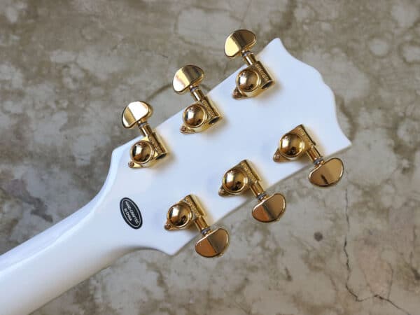 【中古・美品】Epiphone Inspired by Gibson Custom Les Paul Custom Alpine White 2024年製 - 画像 (6)