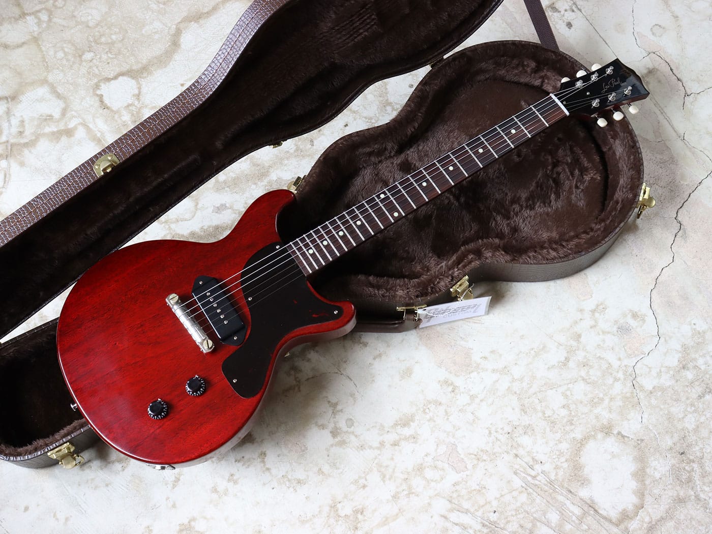 【中古・美品】Gibson Custom Shop 1958 Les Paul Junior DC VOS Cherry Red 2024年製【デジマート掲載中】