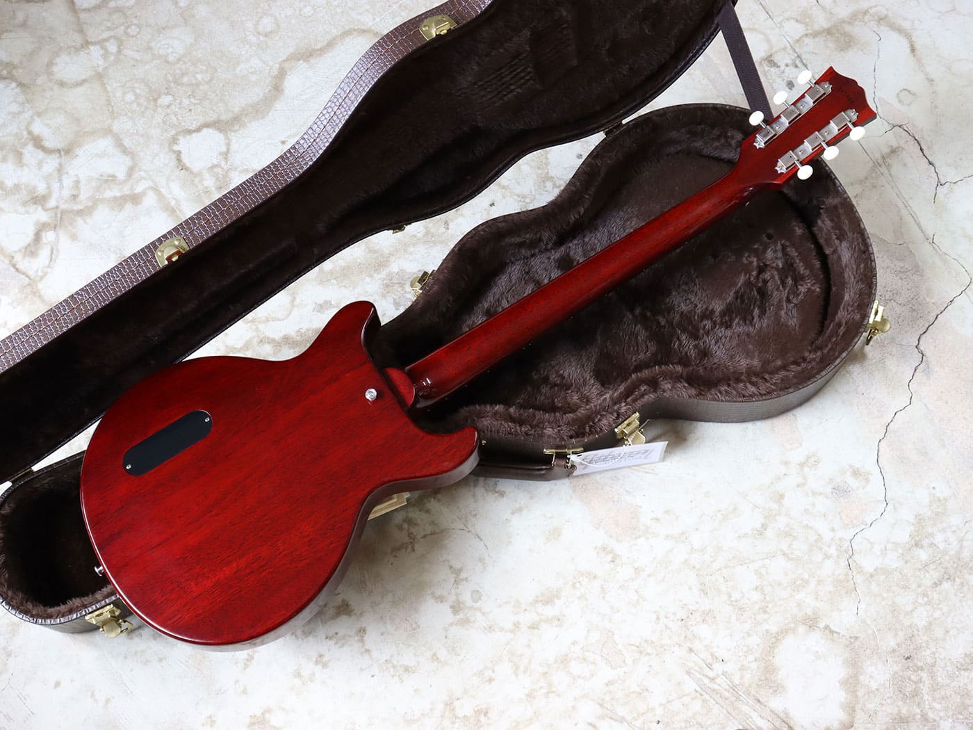 【中古・美品】Gibson Custom Shop 1958 Les Paul Junior DC VOS Cherry Red 2024年製【デジマート掲載中】 - 画像 (3)