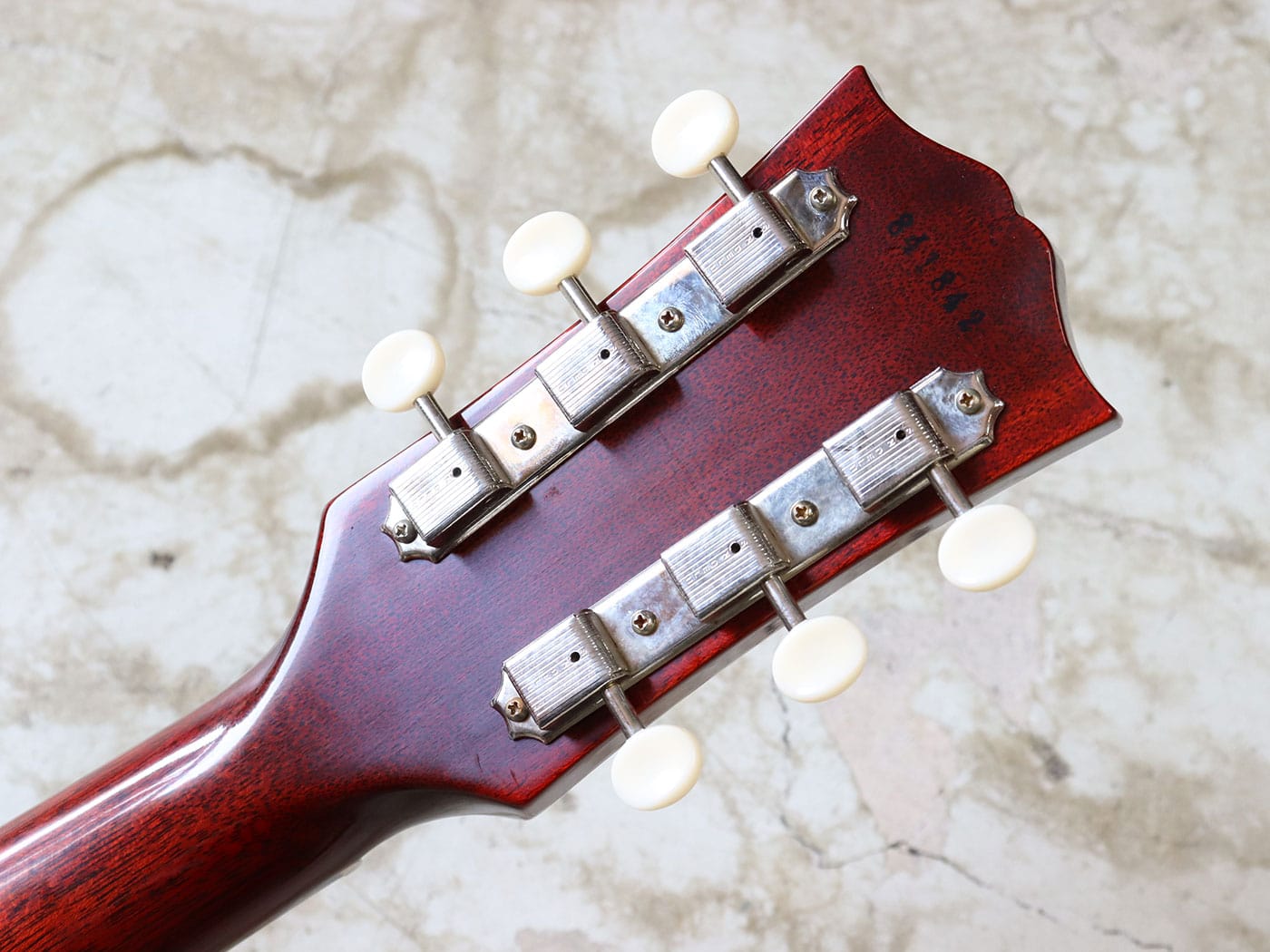 【中古・美品】Gibson Custom Shop 1958 Les Paul Junior DC VOS Cherry Red 2024年製【デジマート掲載中】 - 画像 (6)
