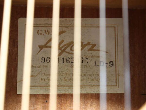 【中古】G.W.Lyon by WASHBURN LD-9 - 画像 (7)