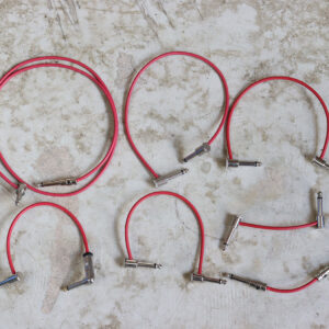 【中古】George L's 225 ソルダーレスシールド 赤 パッチとり混ぜ7本