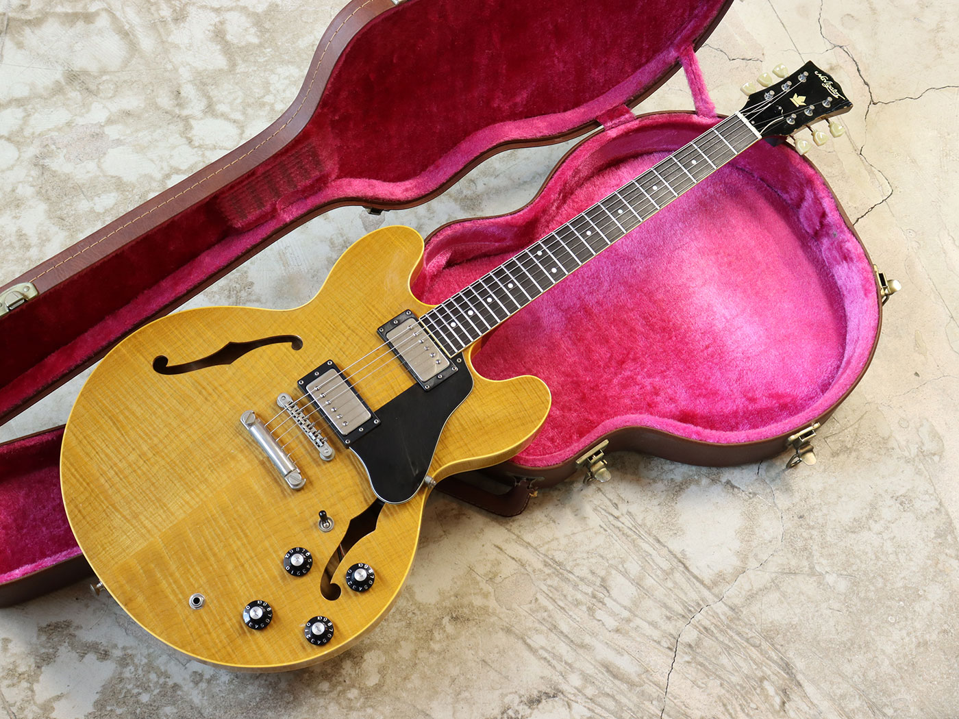 【中古】Navigator SA-500 セミアコースティックギター 日本製