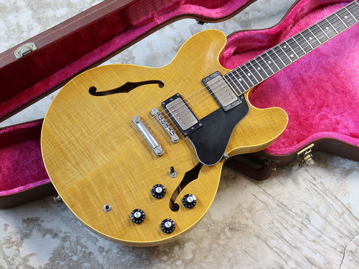 【中古】Navigator SA-500 セミアコースティックギター 日本製 - 画像 (2)