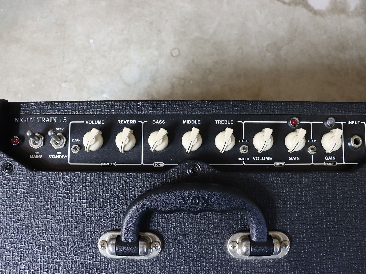 【中古】Vox Night Train 15 NT15C1 フルチューブ ギターコンボアンプ 15W 別売純正フットスイッチ付属 - 画像 (5)