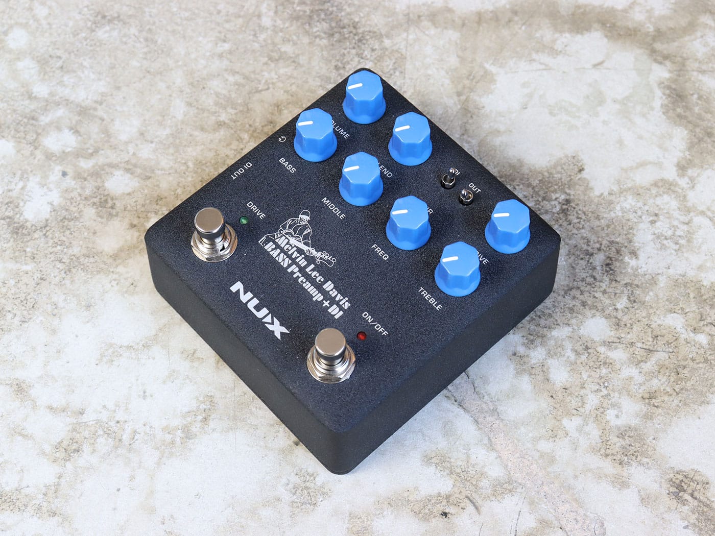 【中古・美品】NUX MLD Bass Preamp + DI (NBP-5) ベースプリアンプDI - 画像 (2)