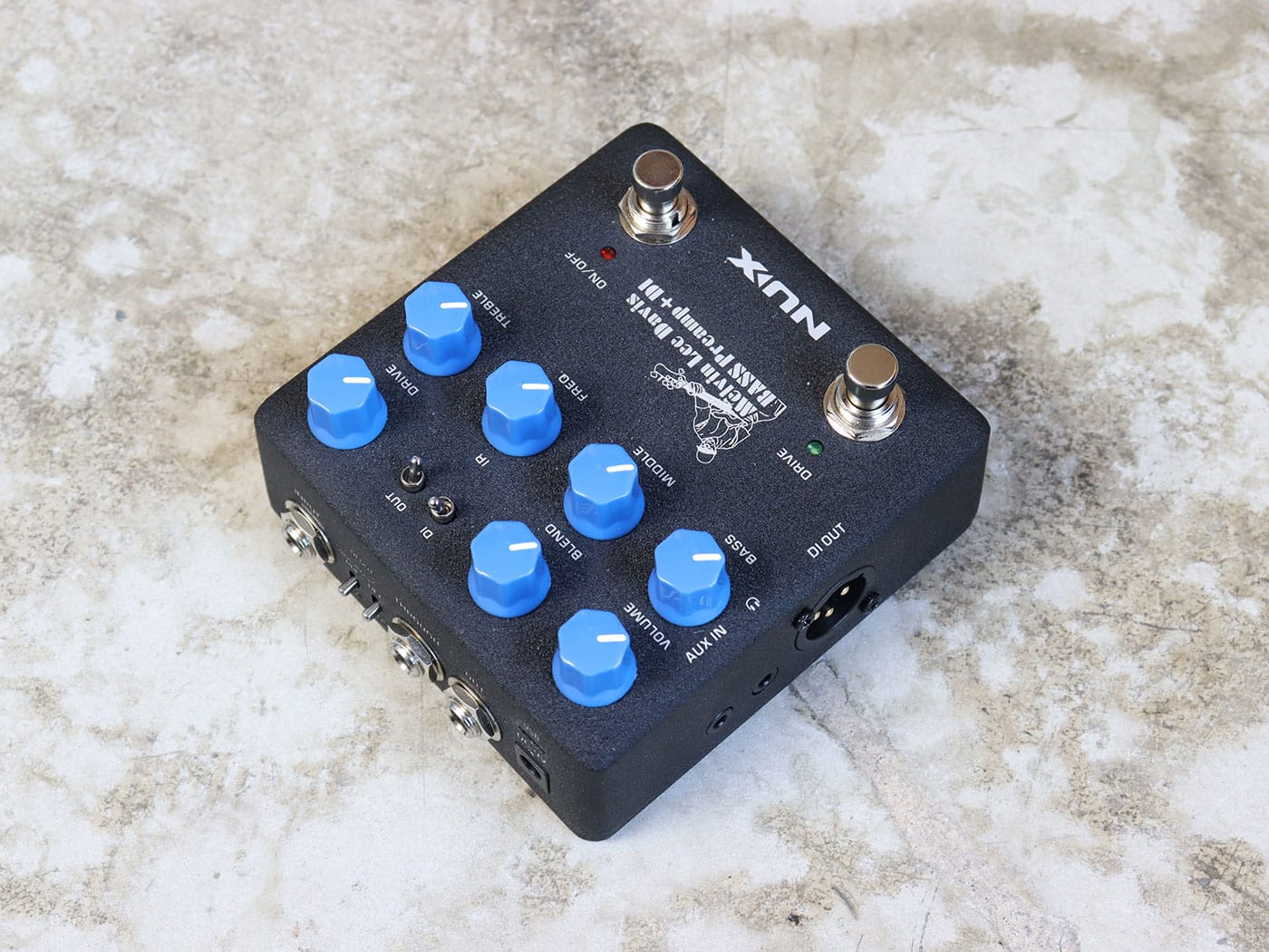 【中古・美品】NUX MLD Bass Preamp + DI (NBP-5) ベースプリアンプDI - 画像 (3)