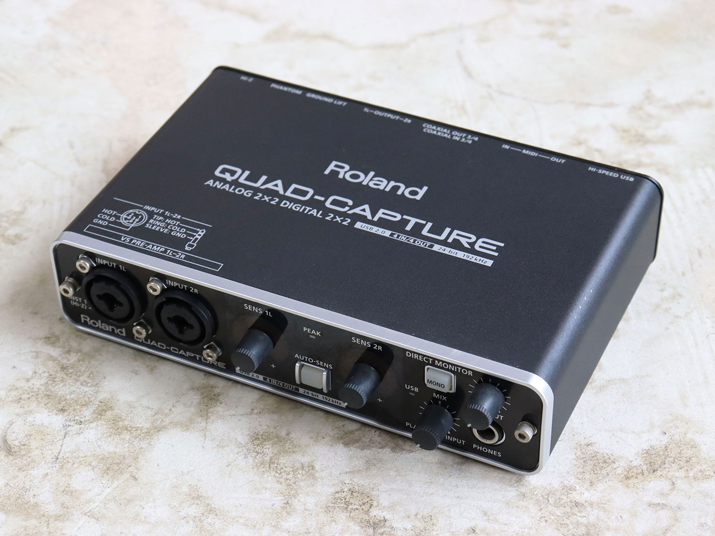 【中古】Roland QUAD-CAPTURE UA-55 オーディオインターフェイス