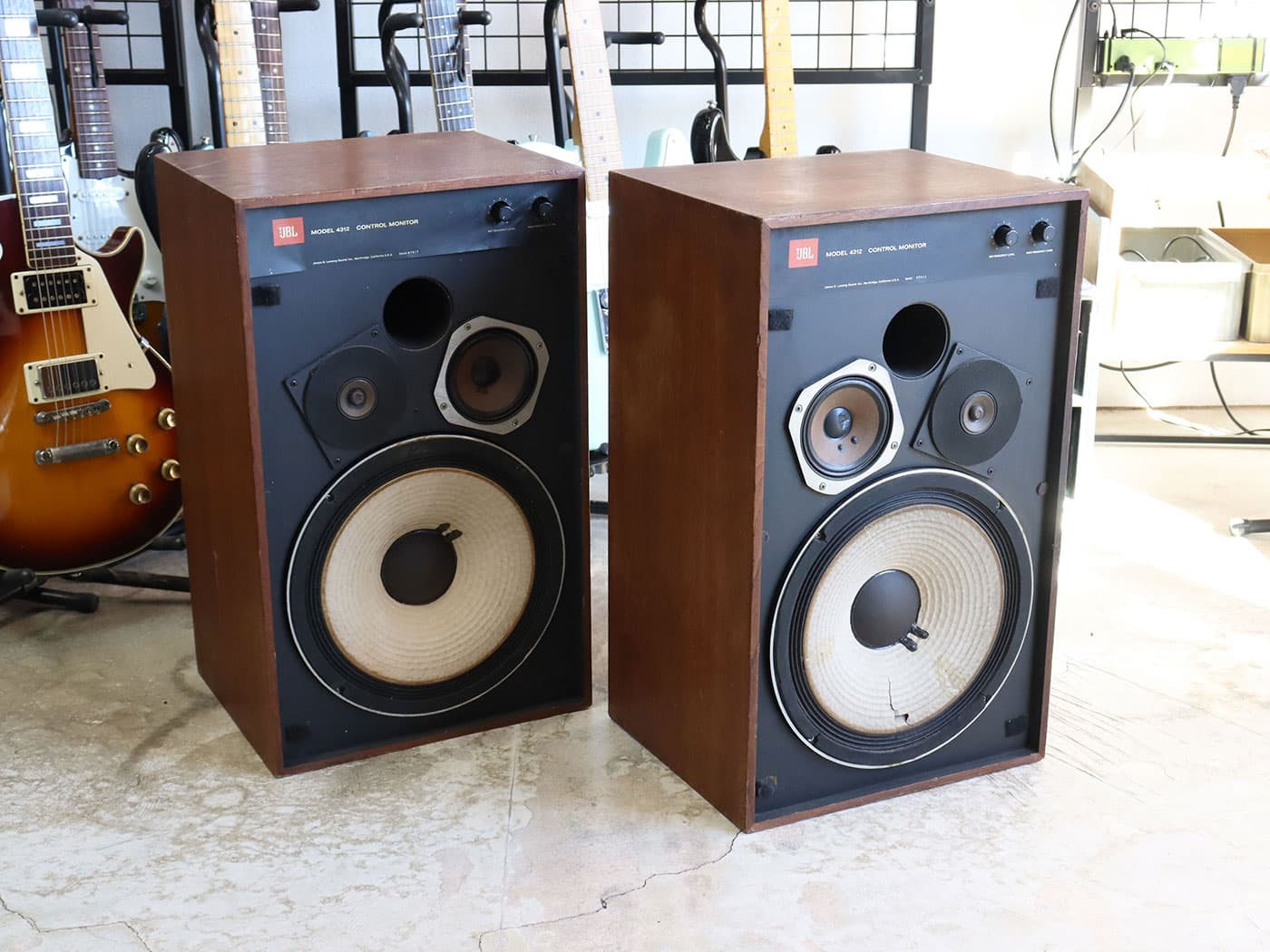 【中古・ジャンク】【訳あり】JBL 4312 CONTROL MONITOR モニタースピーカー - 画像 (2)