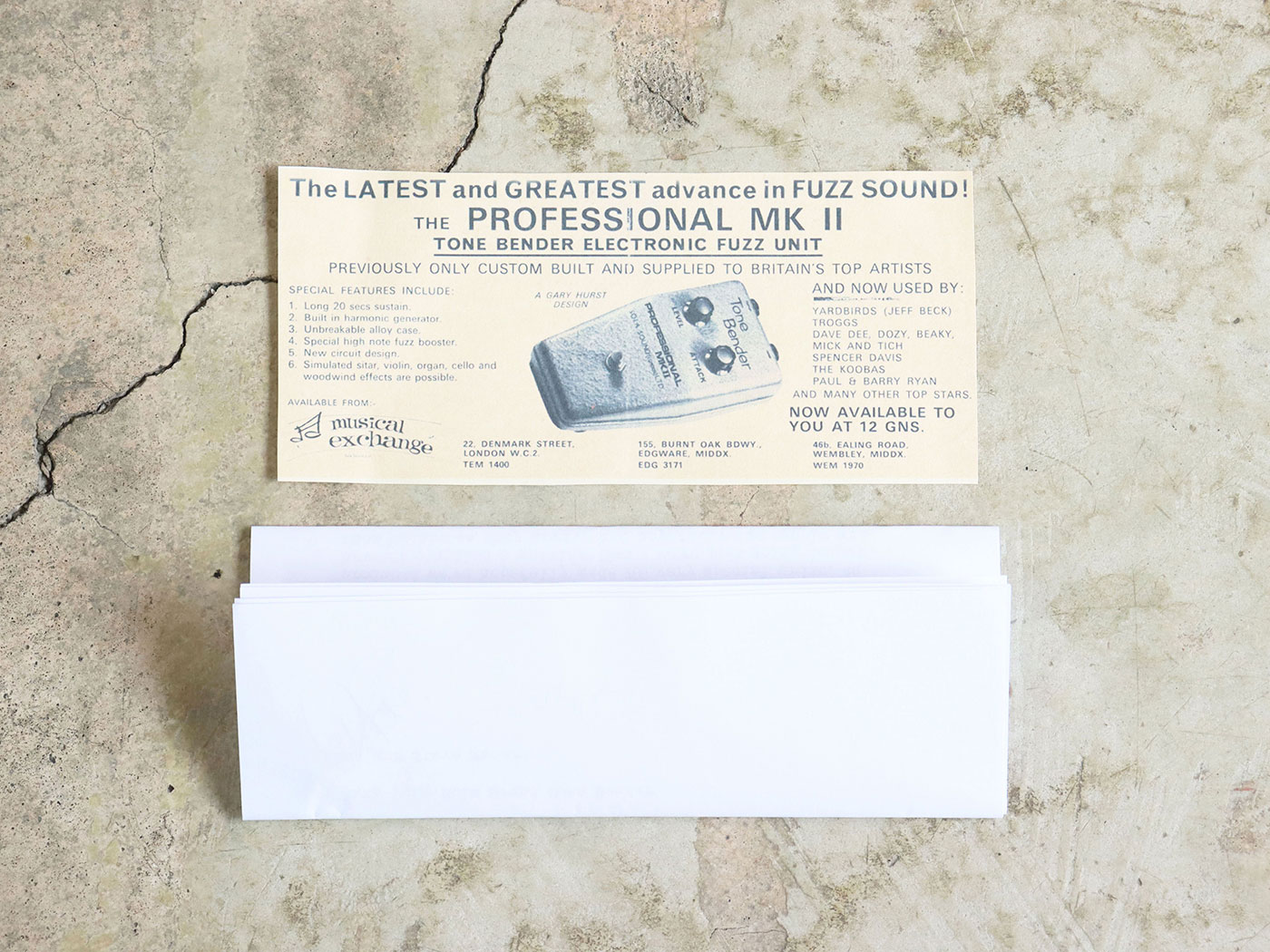 【中古】Macari's TONE BENDER 'Il Gusto PRO MKII by stu castledine ファズ シリアル#1 - 画像 (6)