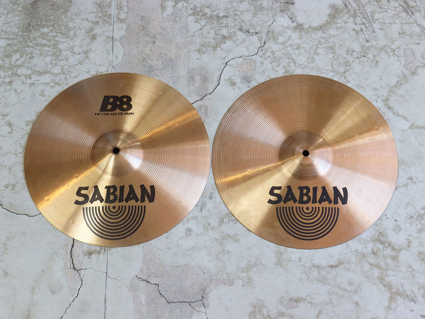 【中古】SABIAN B8 14"/36cm HI-Hats ハイハットペア