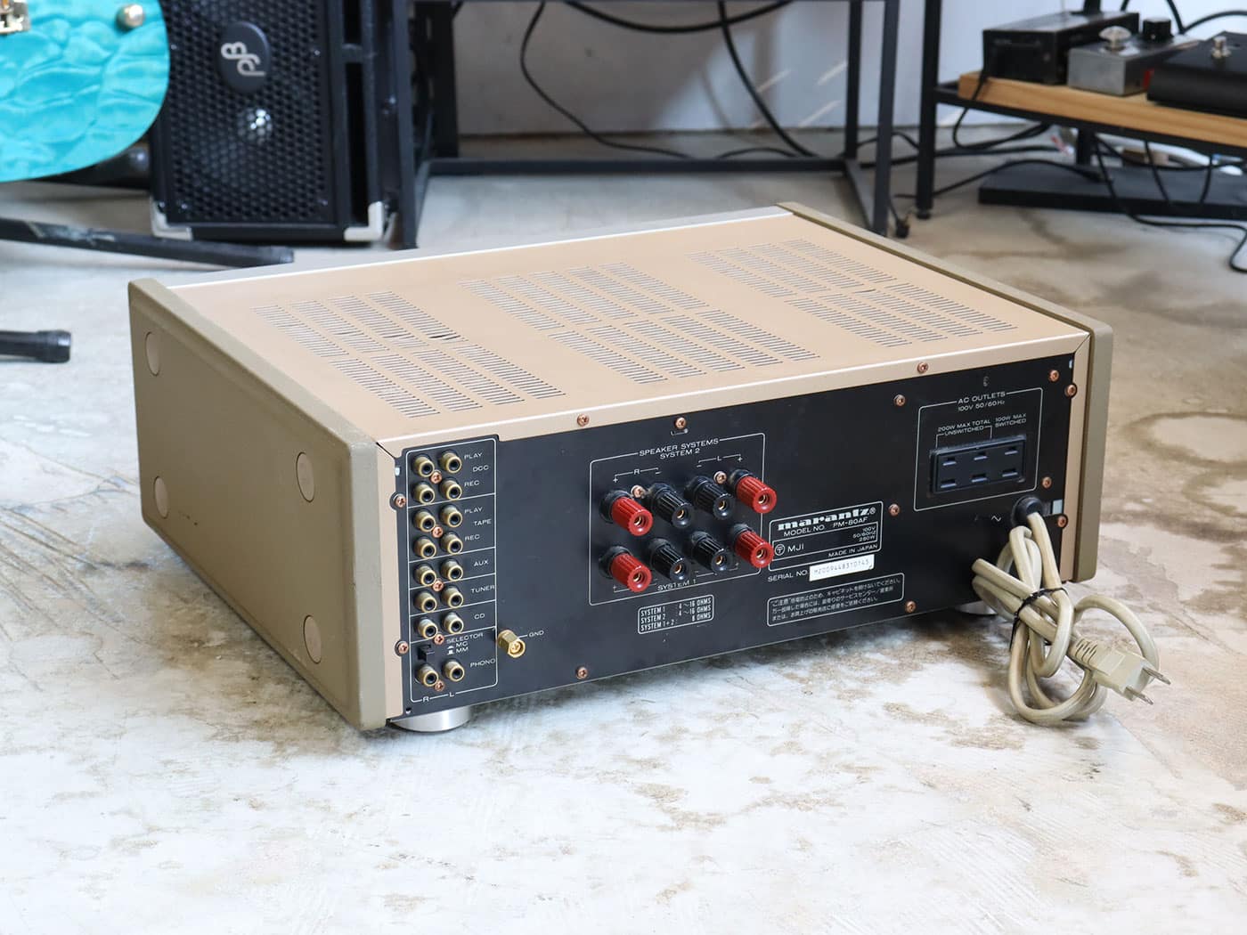 【中古・現状渡し】MARANTZ PM-80a プリメインアンプ - 画像 (2)