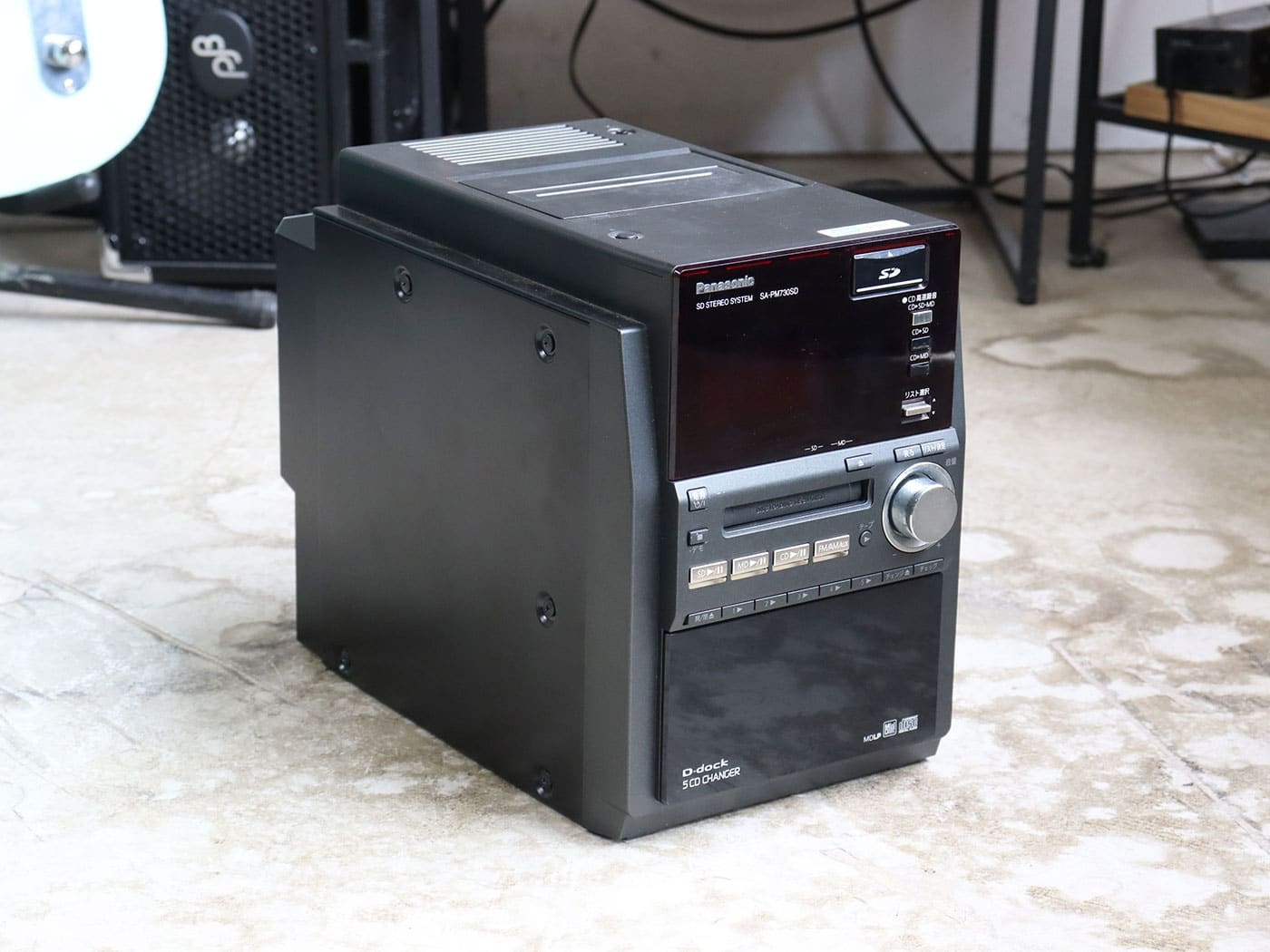 【中古・ジャンク】Panasonic SD STEREO SYSTEM SA-PM730SD ステレオシステム - 画像 (2)