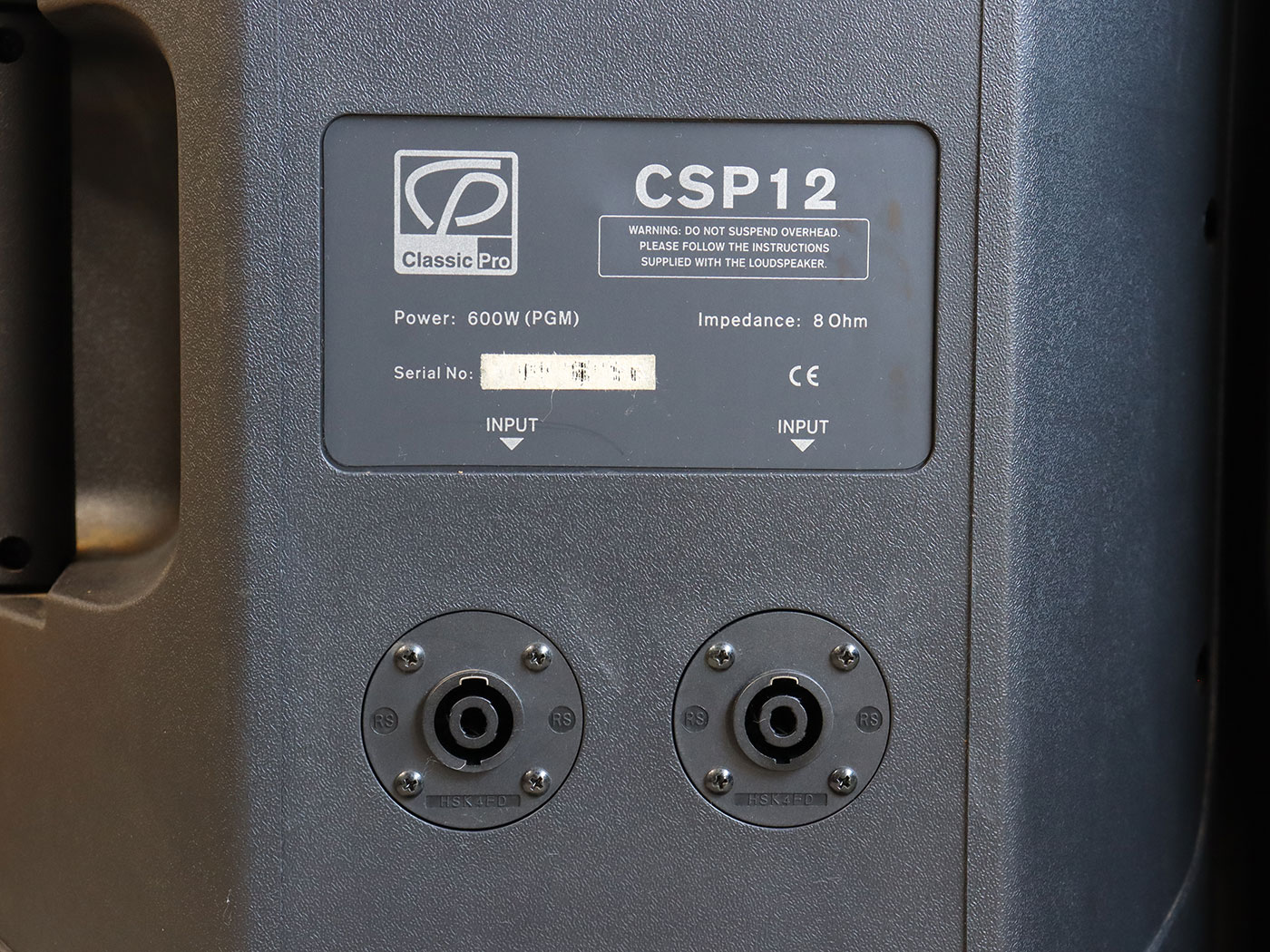 【中古】Classic Pro CSP12 パッシブPAスピーカー ペア - 画像 (3)