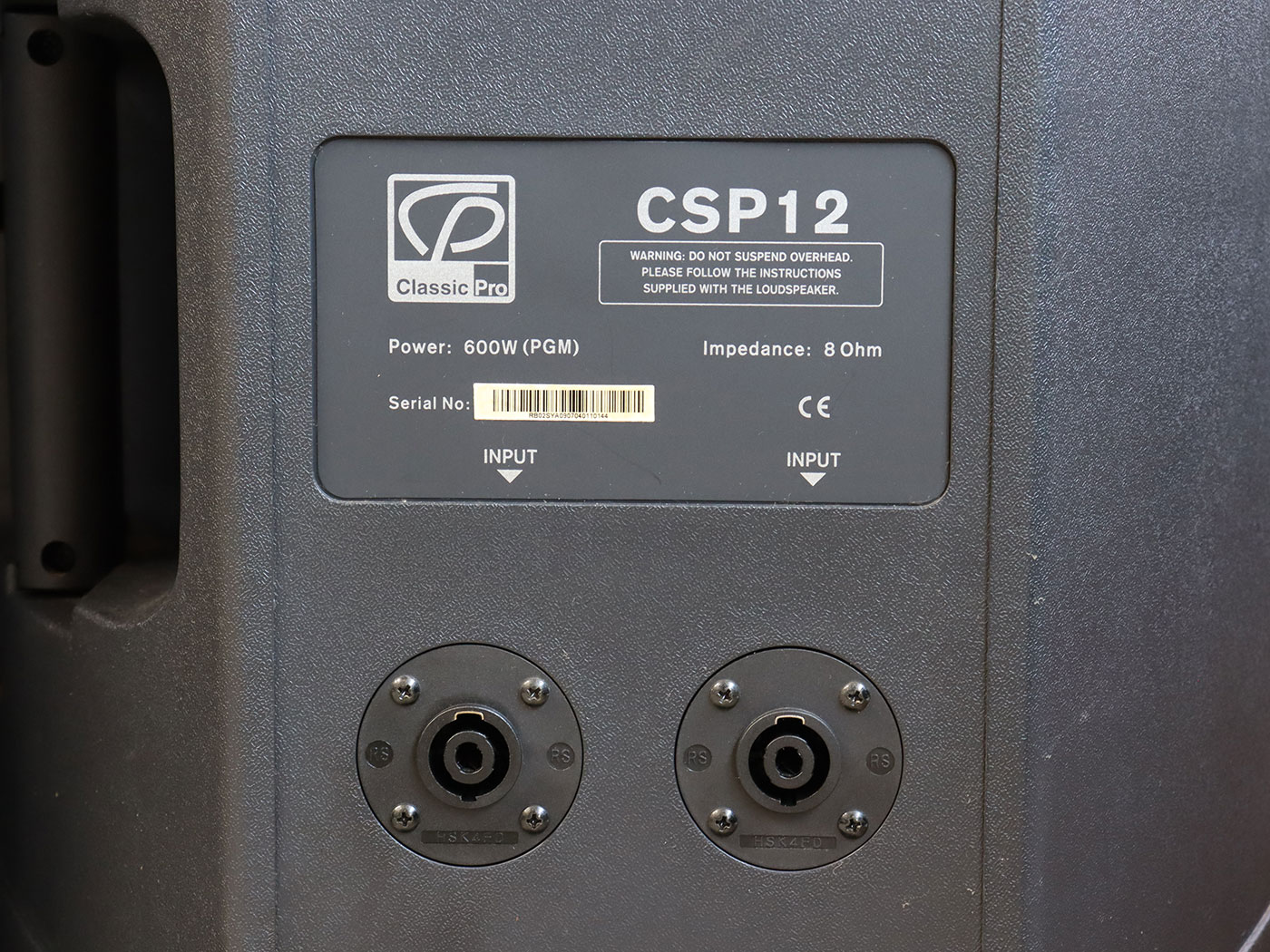 【中古】Classic Pro CSP12 パッシブPAスピーカー ペア - 画像 (4)