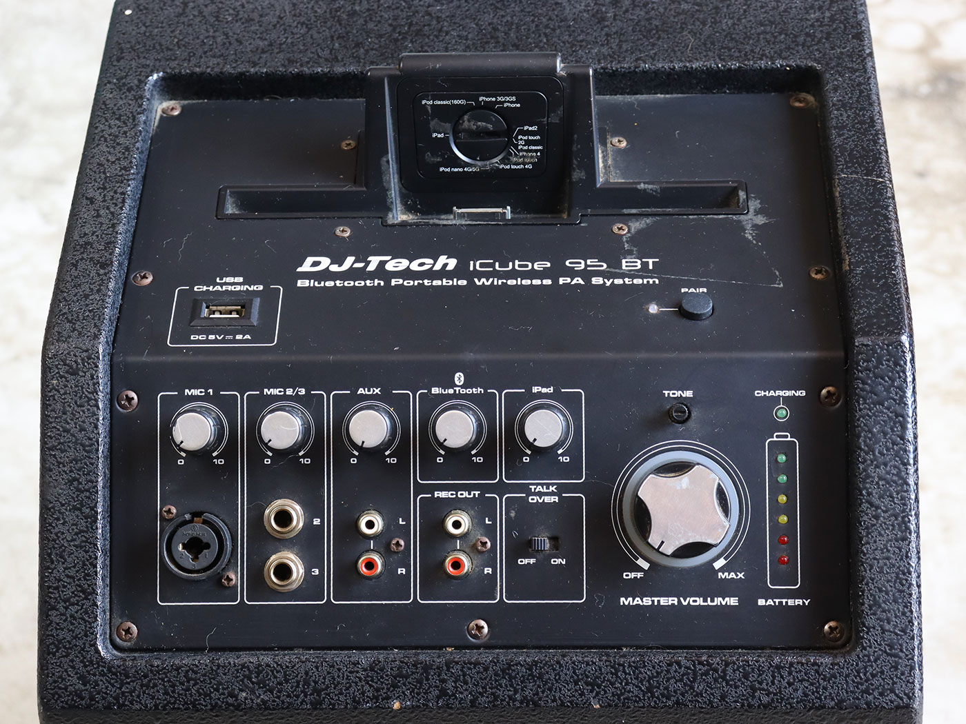 【中古・ジャンク】DJ-Tech iCube 95 ポータブルPAセット - 画像 (3)