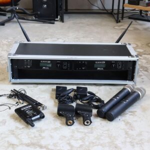 【中古】LINE6 XD-V75 x 2台 /THH12 マイクx 2本/TBP12 トランスミッター x 1台 ラックケースセット #1