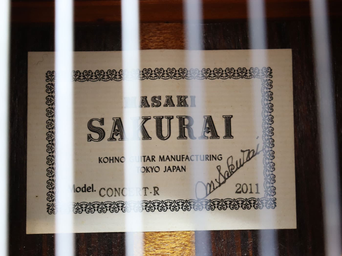 【中古】MASAKI SAKURAI Concert-R 650mm 2011年製 - 画像 (10)