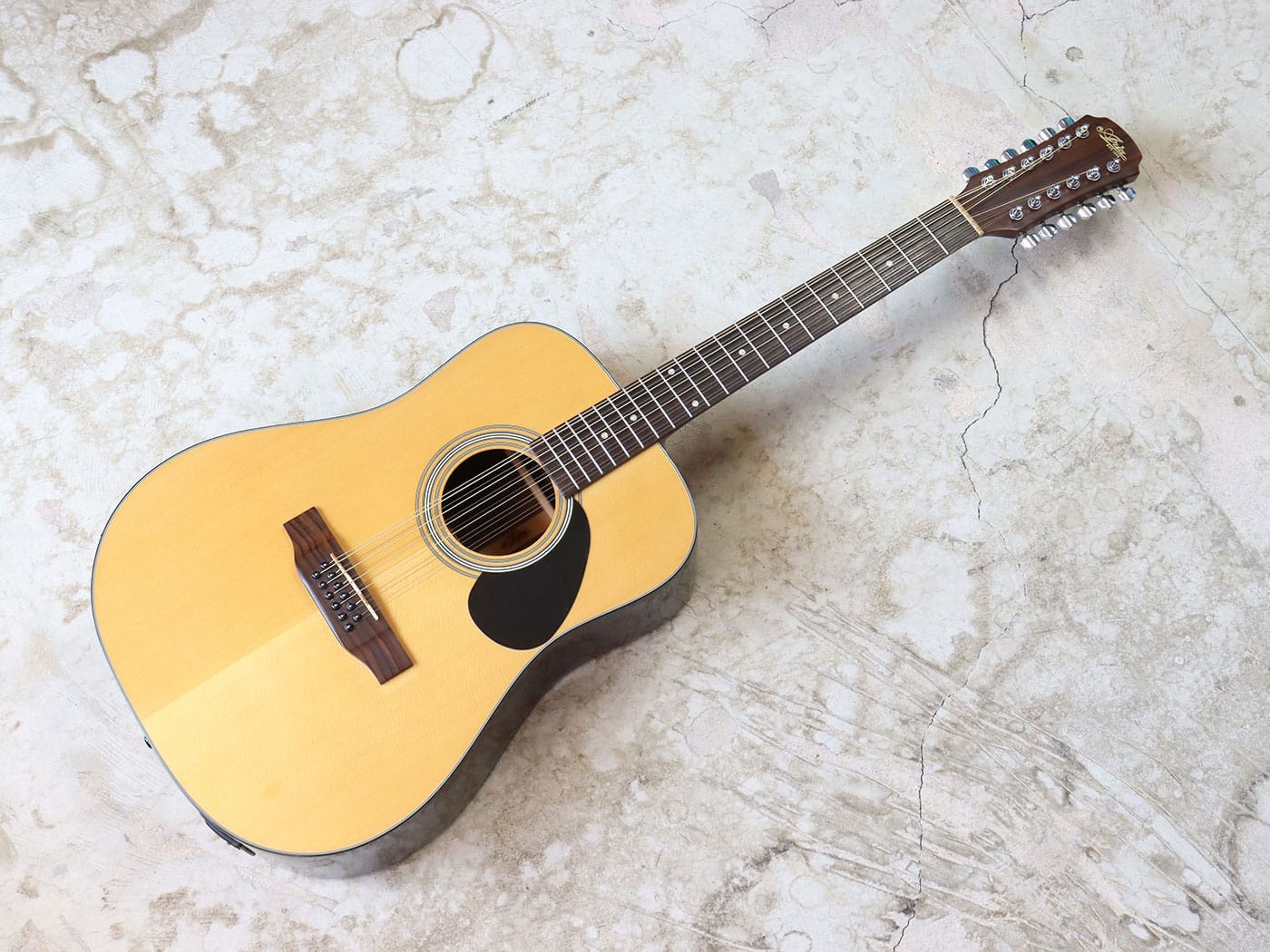 【中古・難あり】Aria 215TE-N 12弦アコースティックギター