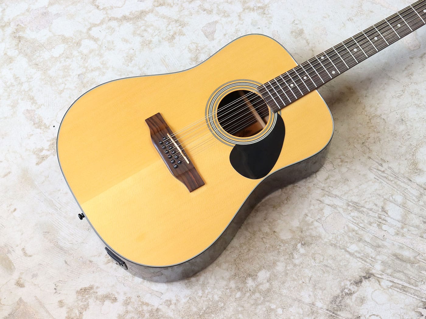 【中古・難あり】Aria 215TE-N 12弦アコースティックギター - 画像 (2)