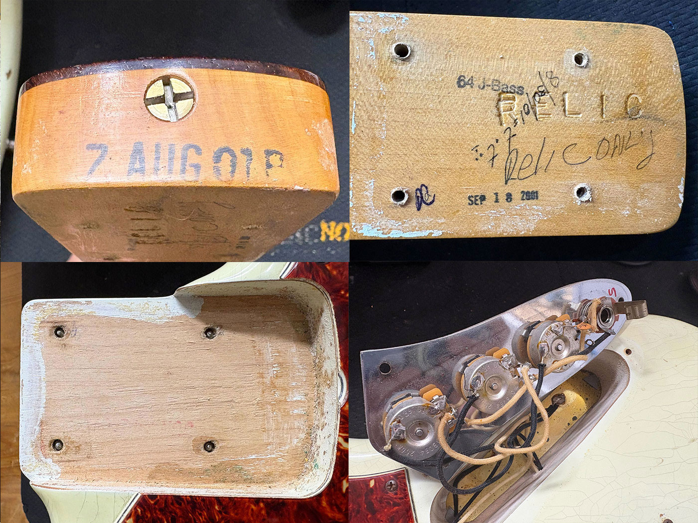 【中古】Fender Custom Shop 64J-BASS RELIC OWT 2001年製 - 画像 (9)