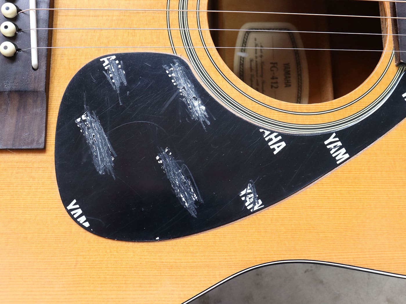 【中古】YAMAHA FG-412 ドレッドノートサイズ - 画像 (12)