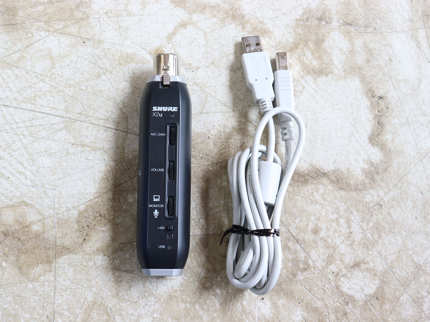 【中古】SHURE X2u オーディオインターフェース