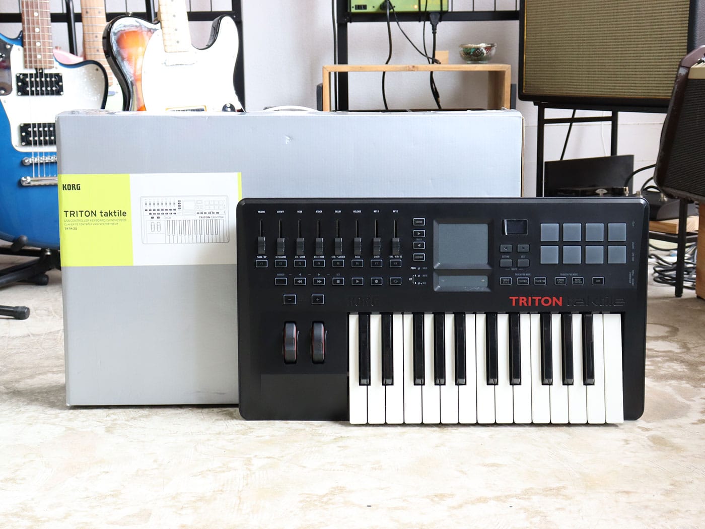 【中古】KORG TRITON taktile-25 MIDIキーボード 25鍵