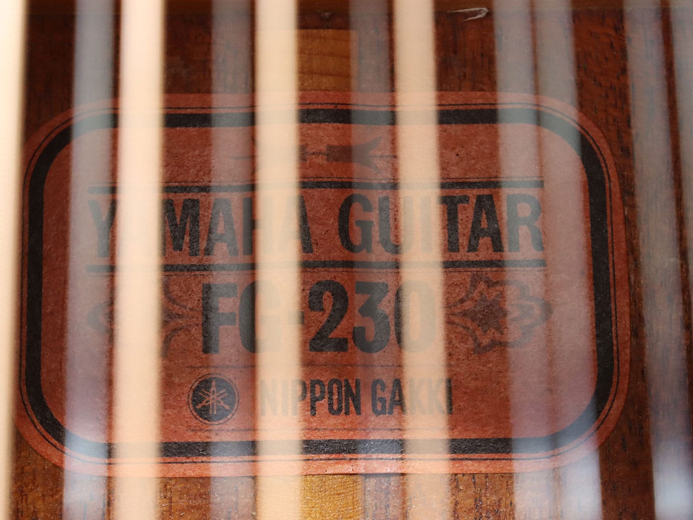 【中古】YAMAHA FG-230 12弦ギター 赤ラベル - 画像 (8)
