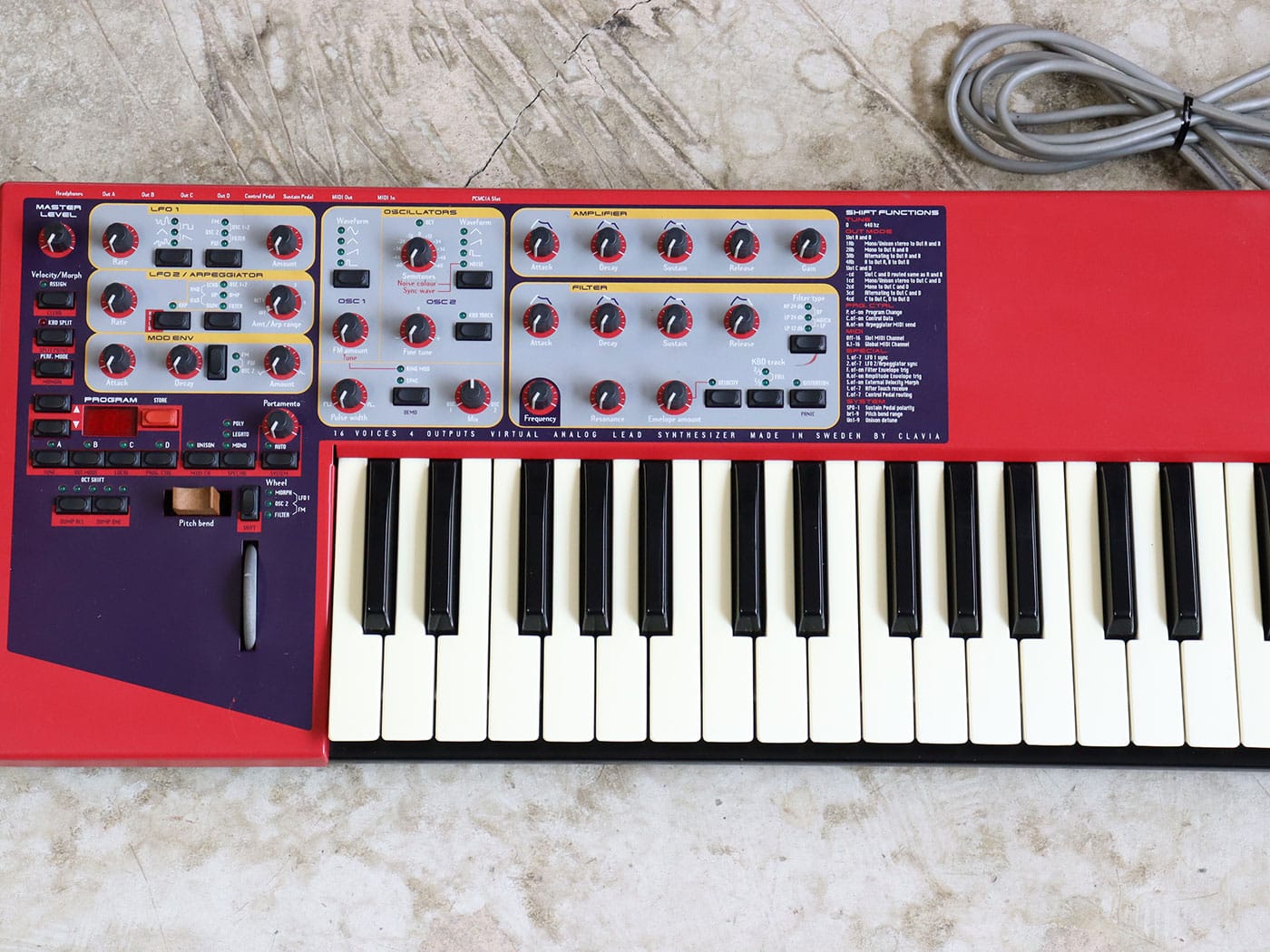 【中古】CLAVIA Nord Lead 2 シンセサイザー - 画像 (3)
