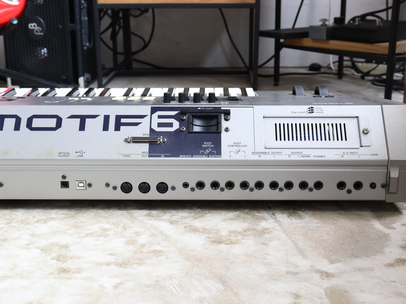【中古・ジャンク】YAMAHA MOTIF6 シンセサイザー - 画像 (6)