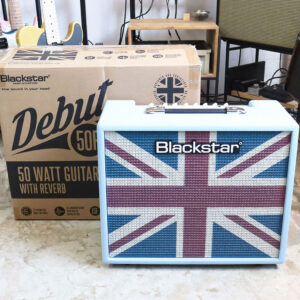 【中古・美品】Blackstar DEBUT 50R UnionJack Baby Blue 限定カラー ギターコンボアンプ