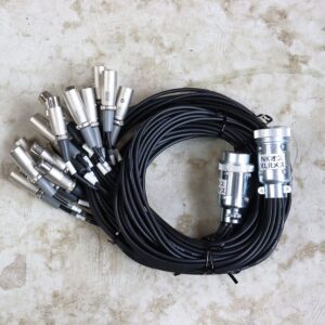 【中古・現状渡し】CANARE 16B1F2 マルチケーブル セパレートコード NK(M)/XLR(F)・ NK(F)/XLR(M)セット