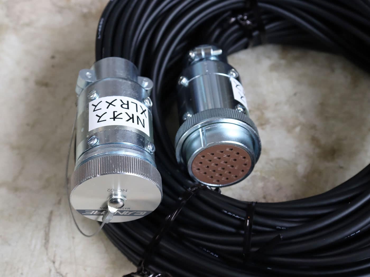 【中古・現状渡し】CANARE 16B1F2 マルチケーブル セパレートコード NK(M)/XLR(F)・ NK(F)/XLR(M)セット - 画像 (2)