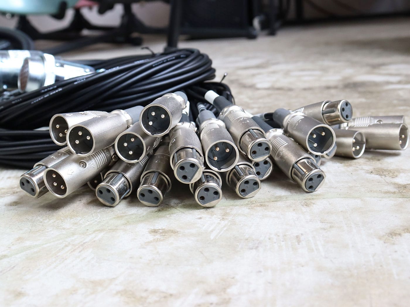 【中古・現状渡し】CANARE 16B1F2 マルチケーブル セパレートコード NK(M)/XLR(F)・ NK(F)/XLR(M)セット - 画像 (5)
