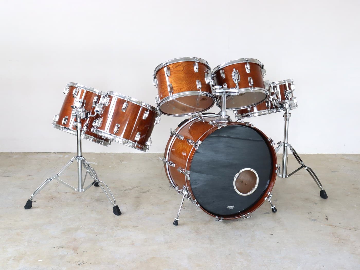 【中古】TAMA Superstar Drum 1980’s ドラムセット 7点(22,15,14,13,12,10,8) ハードケース付属