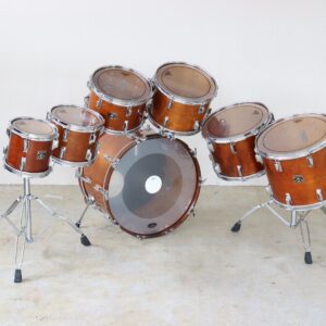 Alternative view of 【中古】TAMA Superstar Drum 1980’s ドラムセット 7点(22,15,14,13,12,10,8) ハードケース付属