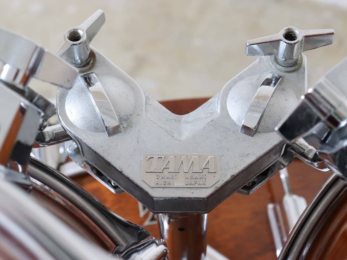 【中古】TAMA Superstar Drum 1980’s ドラムセット 7点(22,15,14,13,12,10,8) ハードケース付属 - 画像 (5)