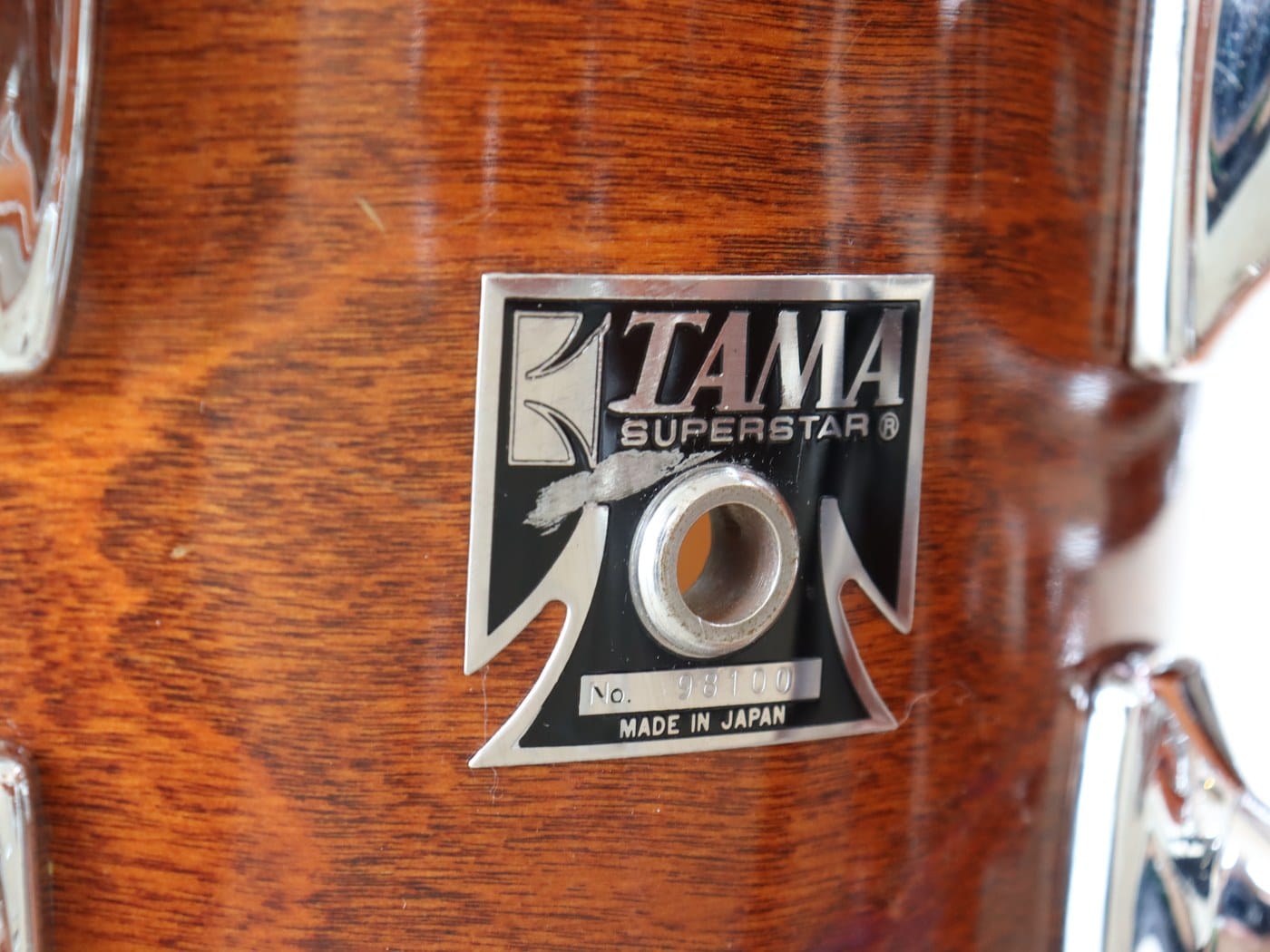 【中古】TAMA Superstar Drum 1980’s ドラムセット 7点(22,15,14,13,12,10,8) ハードケース付属 - 画像 (8)