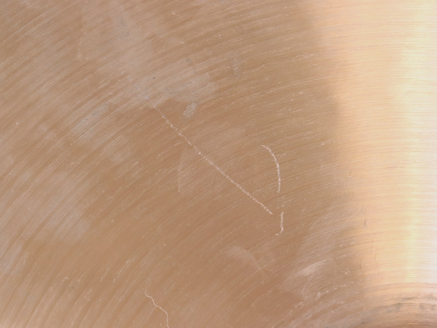 【中古】Spiral Cymbals SP-718R 18インチ クラッシュ - 画像 (3)
