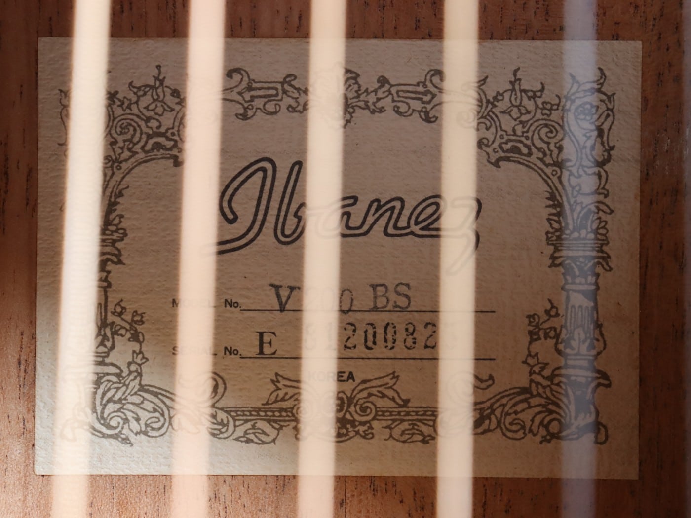 【中古】Ibanez V200 BS アコースティックギター - 画像 (8)