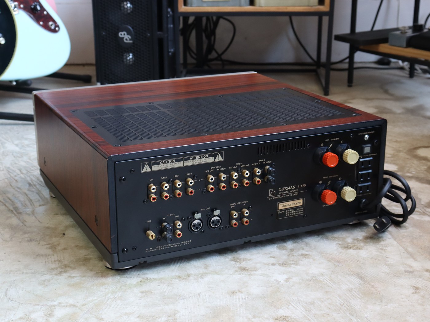 【中古・難あり】LUXMAN プリメインアンプ L-570 - 画像 (2)